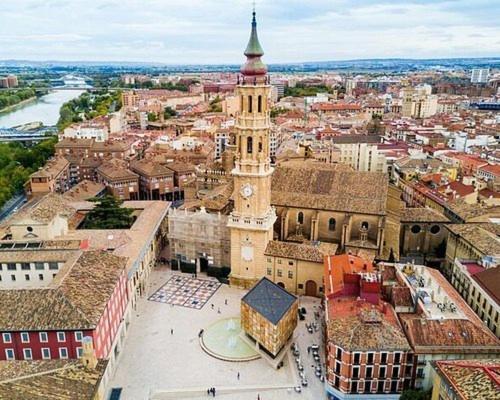 Piso Para 4 Con 2 Parking En Casco Historico De Zaragoza 2 Noches Minimo ภายนอก รูปภาพ